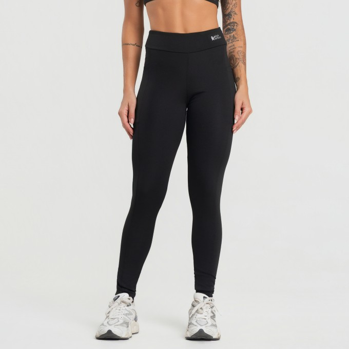 Calça com Bolsos Laterais Balance Preto