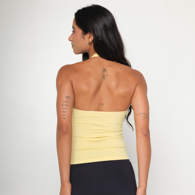 Regata Frente Única Balance Amarelo