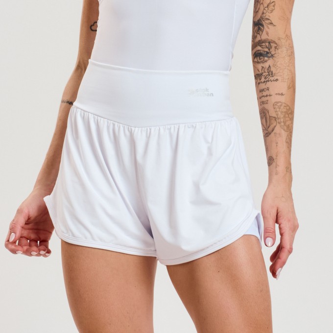 Short Beach Bolso Interno Basic Branco