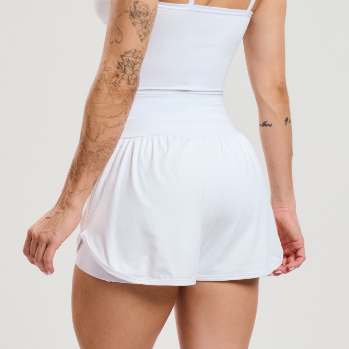 Short Beach Bolso Interno Basic Branco