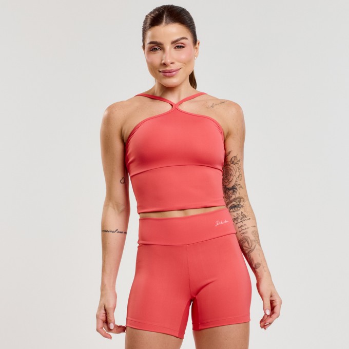 Conjunto Regata Cruzada + Short Cós Alto Bloom Tardezinha