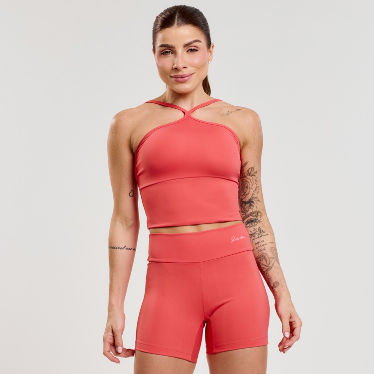 Conjunto Regata Cruzada + Short Cós Alto Bloom Tardezinha