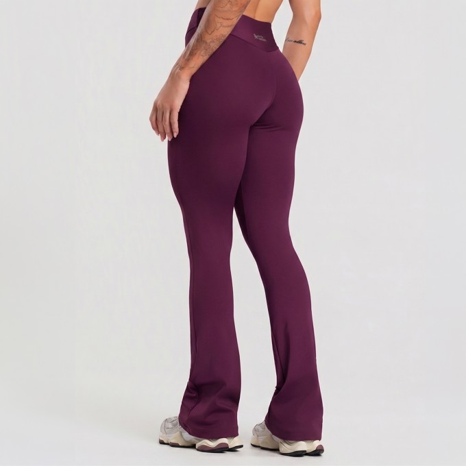 Calça Flare Balance Uva